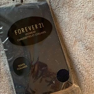 Navy / Silver tights